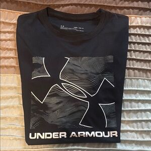 Under Armour Black Short Sleeve Tee with Graphic Design